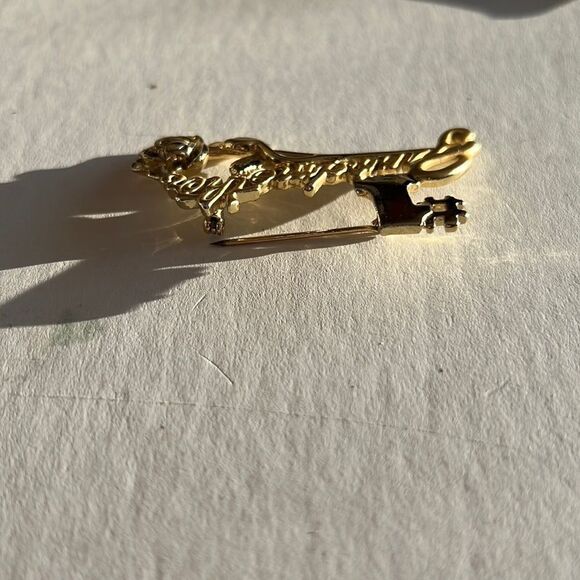 Bundle Sale 3 for $15 | #1 Grandmother Rose Gold Tone Brooch - Picture 4 of 11